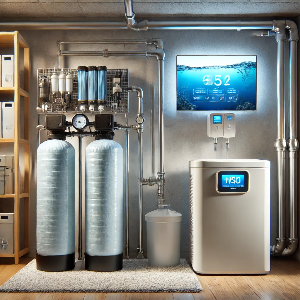 modern home water softener system