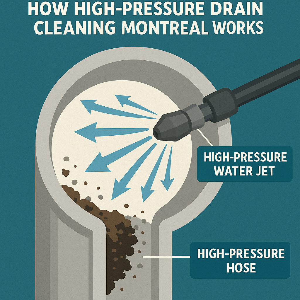 High-Pressure Drain Cleaning Montreal